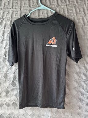 BSN Sports T-Shirt Men’s Small Black Aledo Bearcats Sports Medicine Short Sleeve
